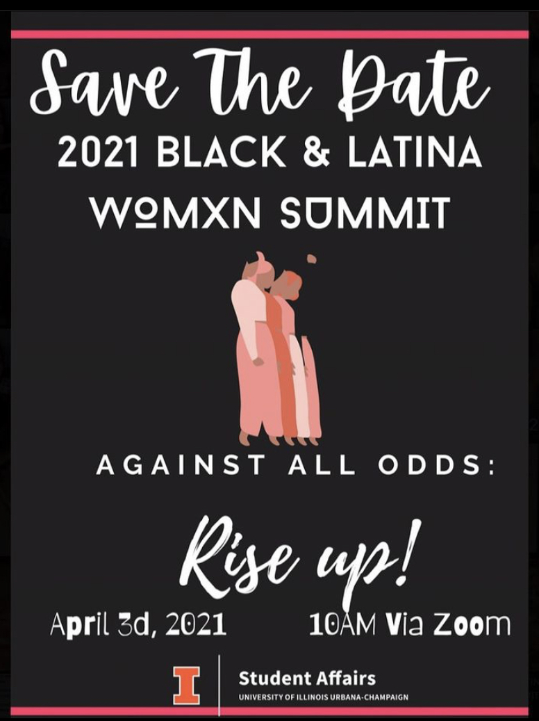Picture of the Black and Latina Womxn Summit flyer